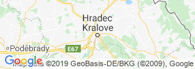 Hradec Kralove map